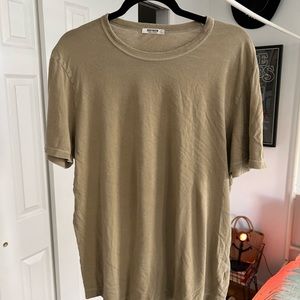 BUCK MASON | Crew Neck Olive Tee